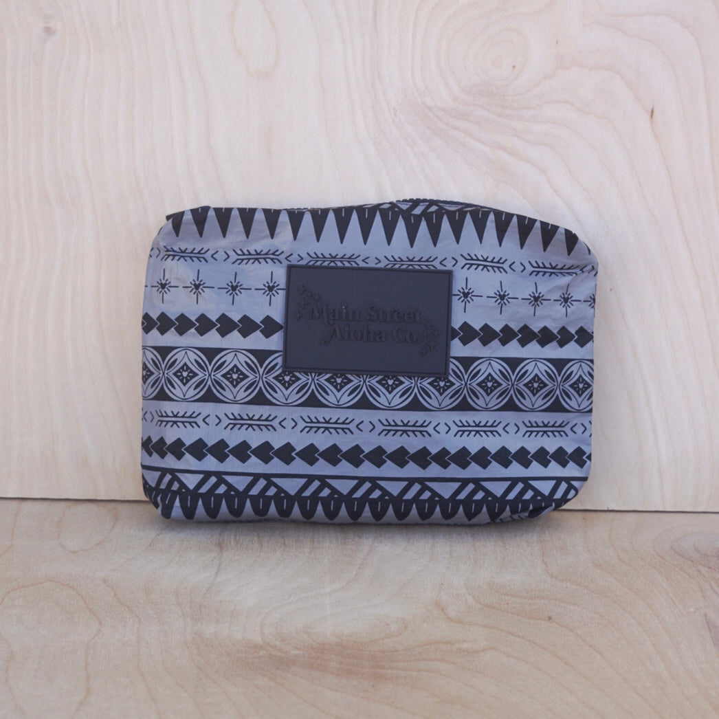 Black Tribal Zipper Pouch
