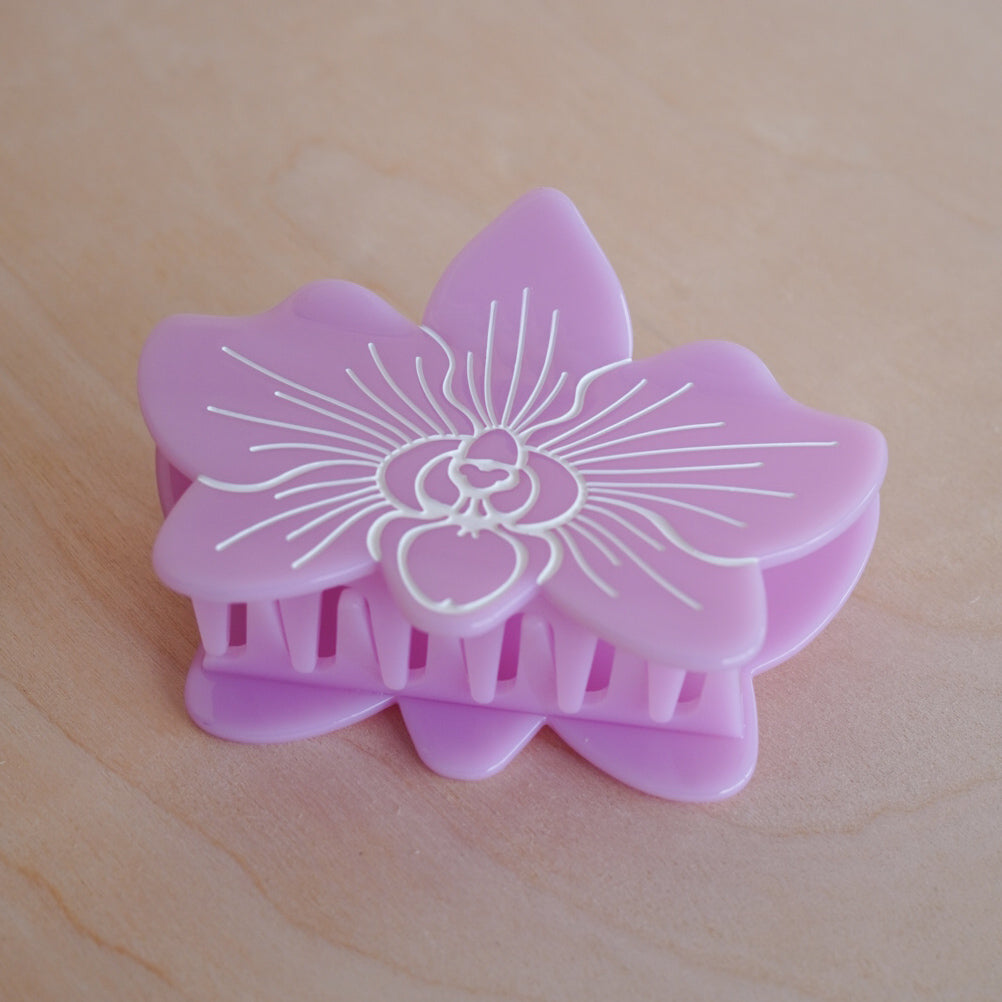 Orchid Hair Clip