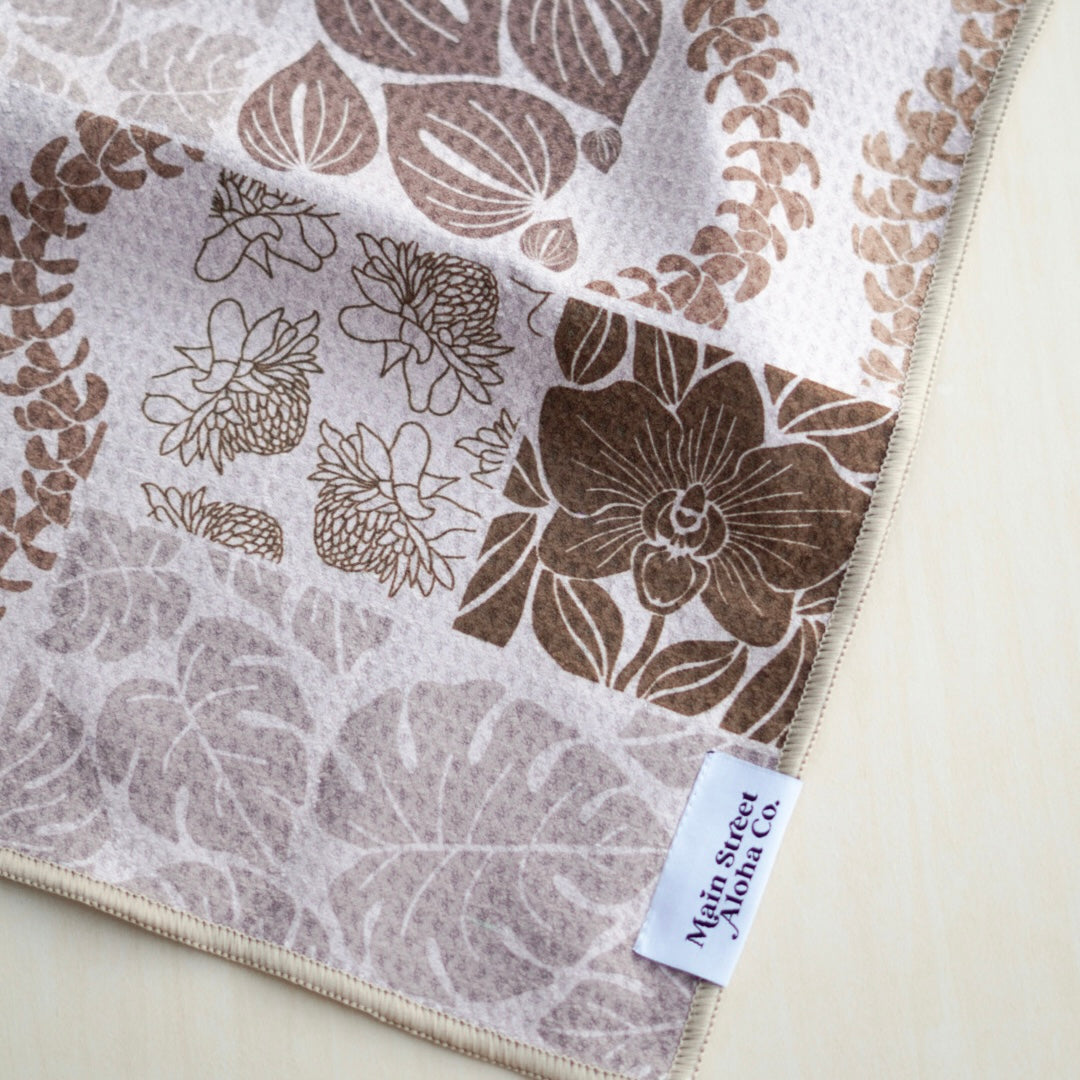 Brown Made in Hawaii Microfiber Kitchen Towel