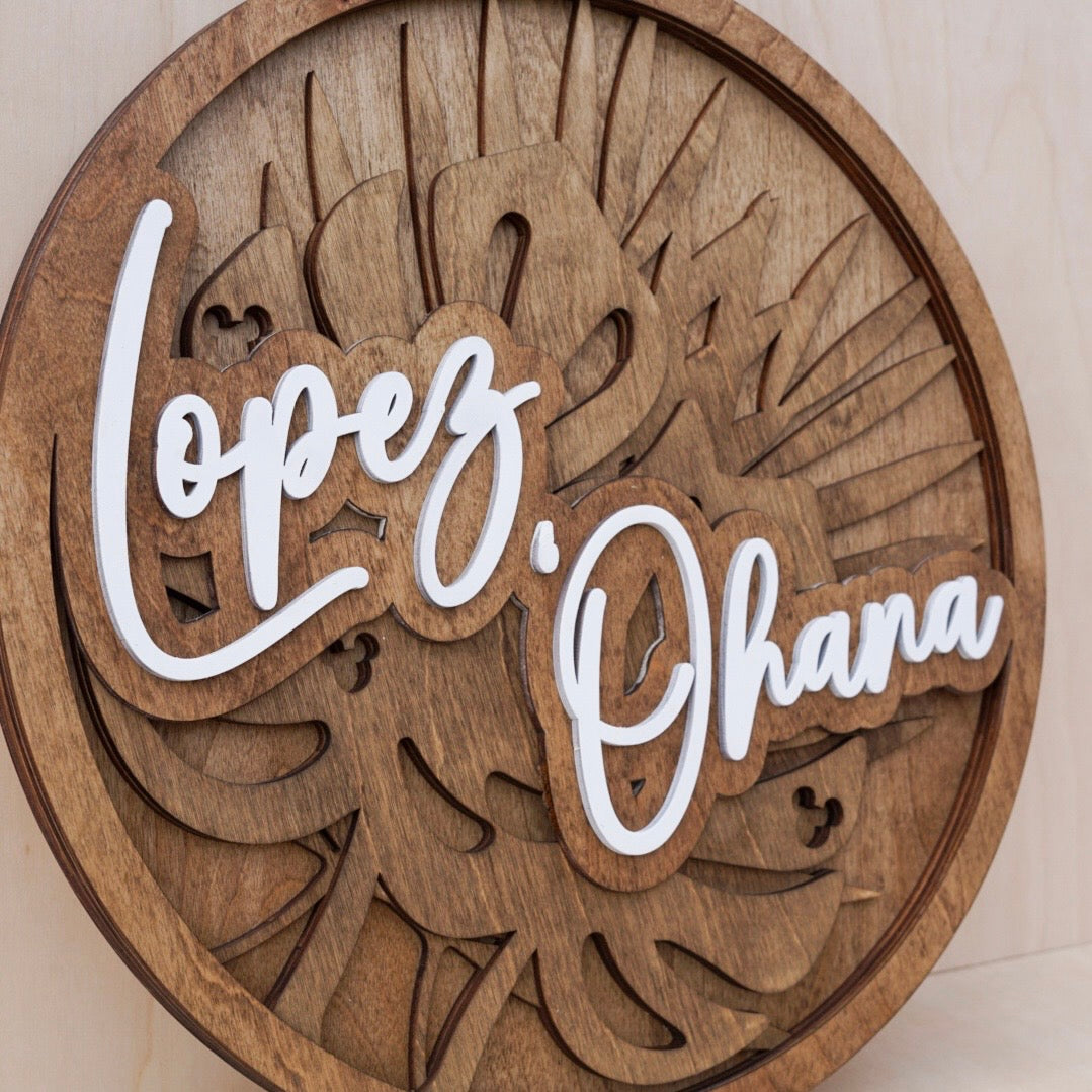 Custom Family Sign