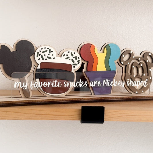 Favorite Snacks Acrylic Sign