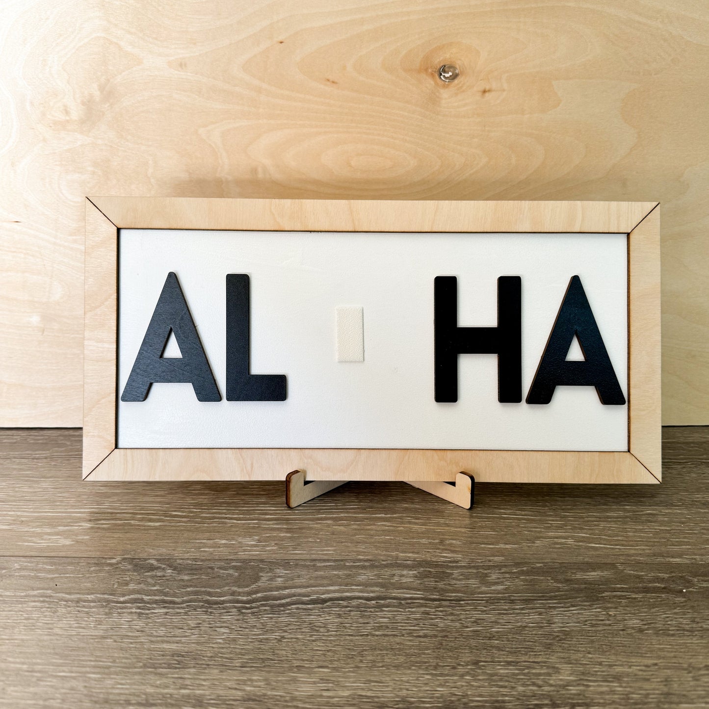 FLAT Interchangeable Aloha Sign (NO ICONS)