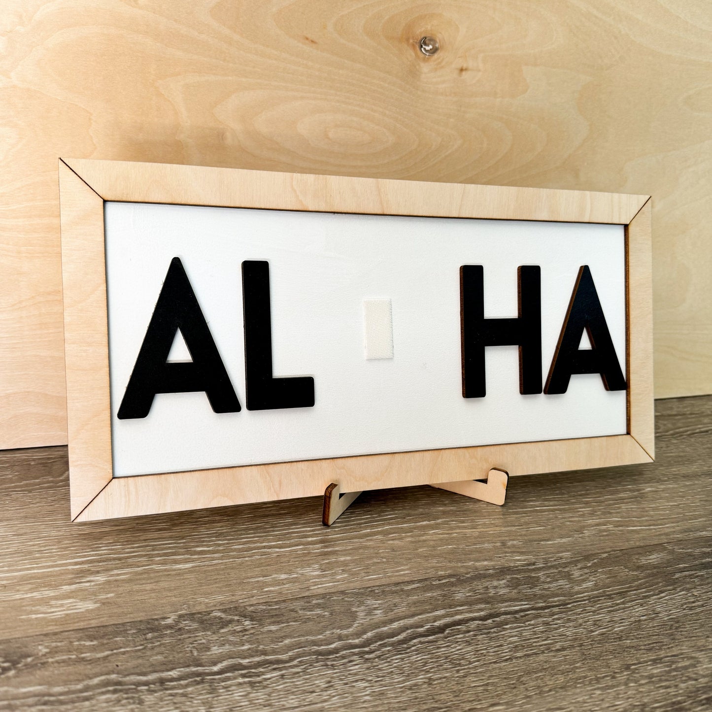 FLAT Interchangeable Aloha Sign (NO ICONS)