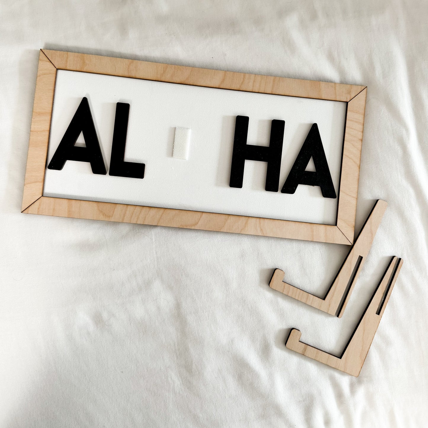 FLAT Interchangeable Aloha Sign (NO ICONS)