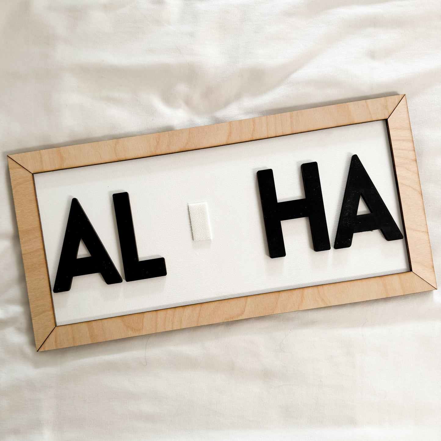 FLAT Interchangeable Aloha Sign (NO ICONS)