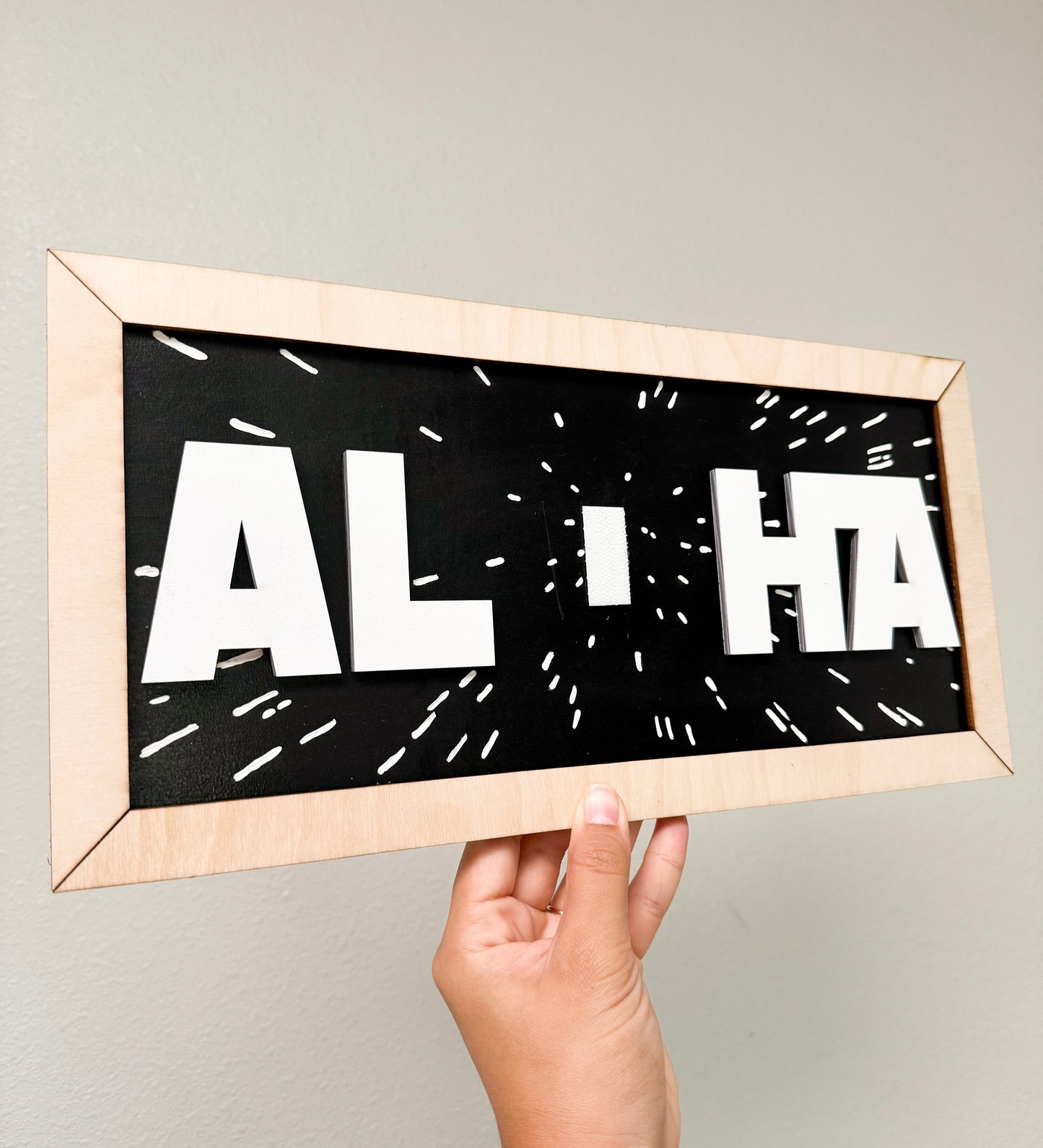 FLAT Galaxy Interchangeable Aloha Sign (NO ICONS)