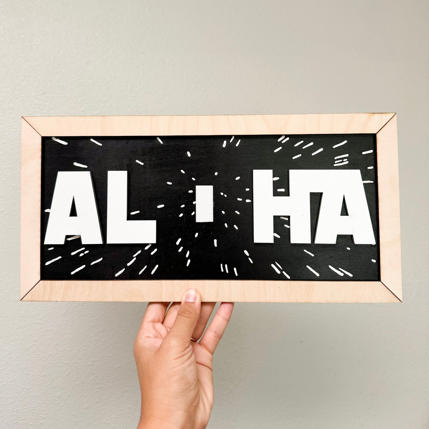 FLAT Galaxy Interchangeable Aloha Sign (NO ICONS)