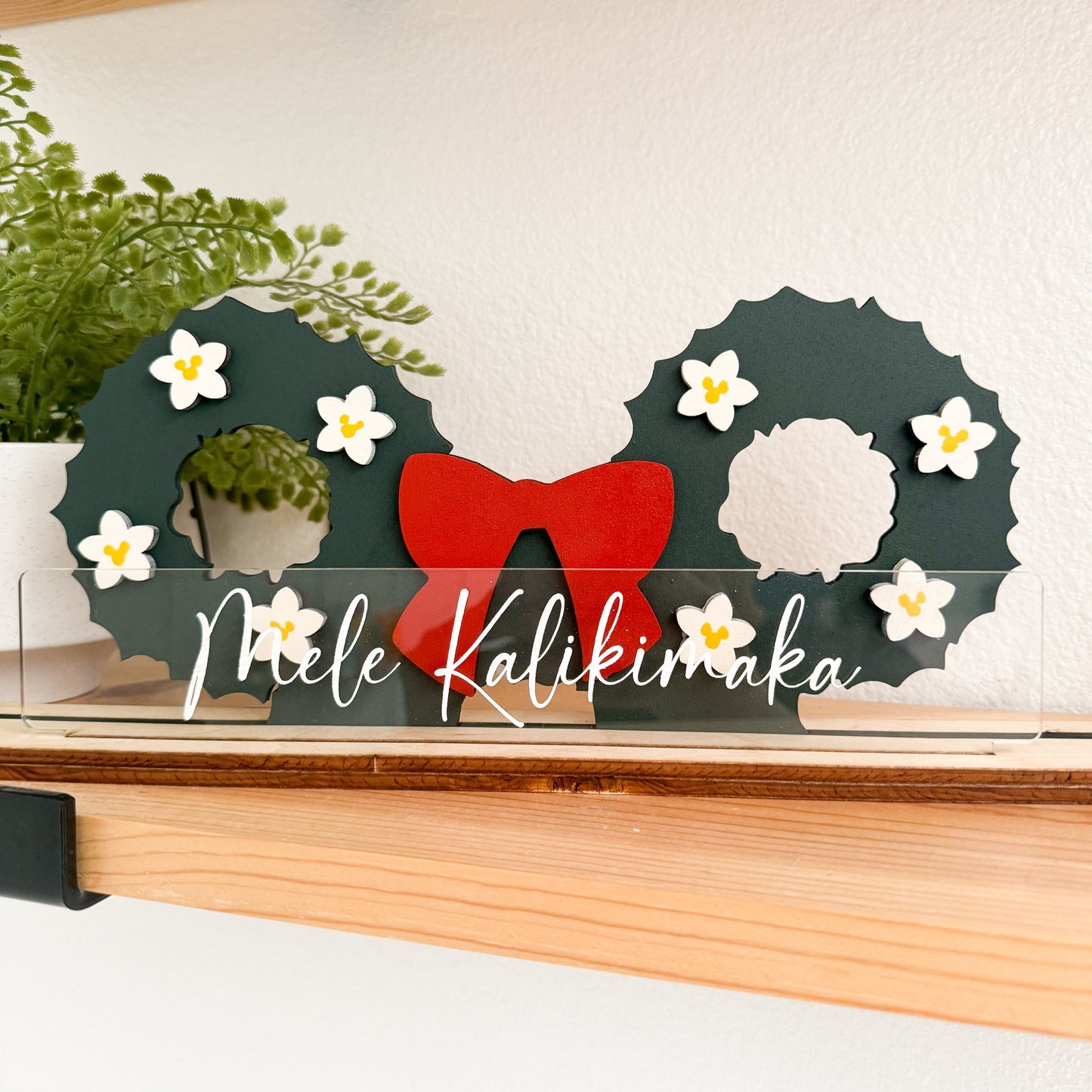 Mele Kalikimaka Acrylic Sign