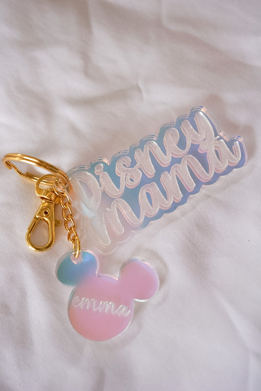 Mama Keychain with Kids' Name