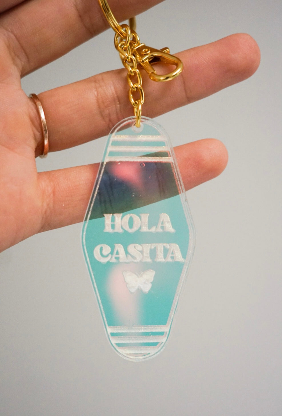 Hola Casita Keychain