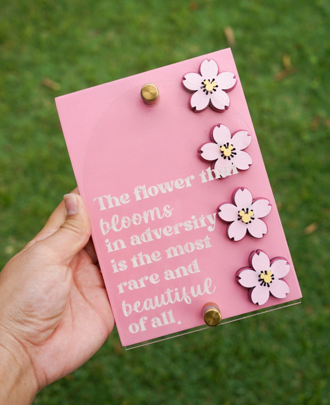 Cherry Blossom Acrylic Sign